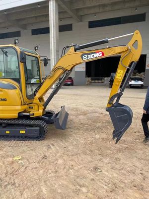 Export of second-hand XCMG XE35U small excavator and mini excavator