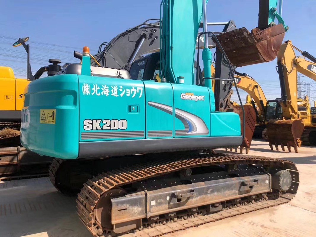 Excavateur hydraulique de 20 tonnes utilisé Kobelco 200 Excavateur pour la construction de routes