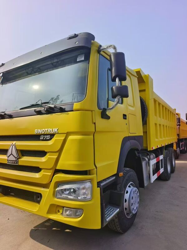 Second Hand Used 375HP 12 Wheels 8x4 SINOTRUCK Howo Euro 2 Diesel Left Steering Heavy Dump Truck Tipper Truck for Sale