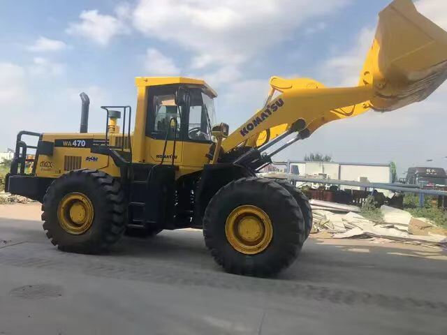 Made in Japan Original Komatsu WA470-3 Wheel Loader Hot Sale Komatsu470 Front Loader Used komatsu 380 320 470 500 Loaders