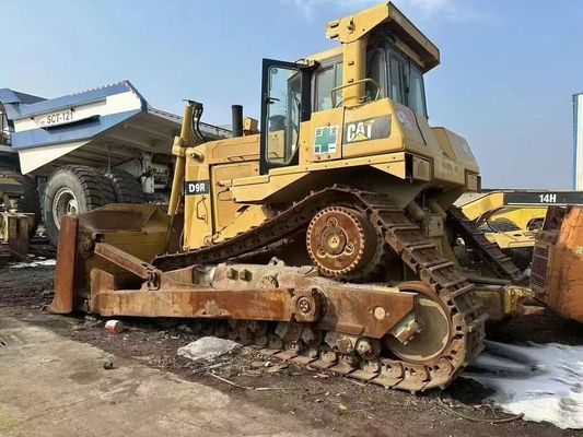 Peinture originale, Bulldozer Cat D9R, Machines de construction routière usagées.